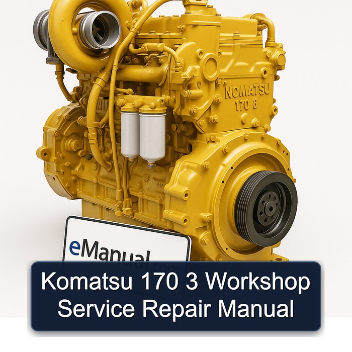 Komatsu 170 3 Workshop Manual de servicio y reparación