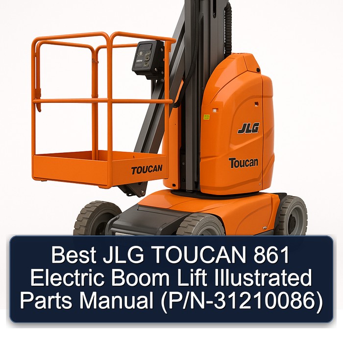 Best Jlg Toucan 861 Electric Boom Lift (P/N-31210086) Parts Catalog PDF Download