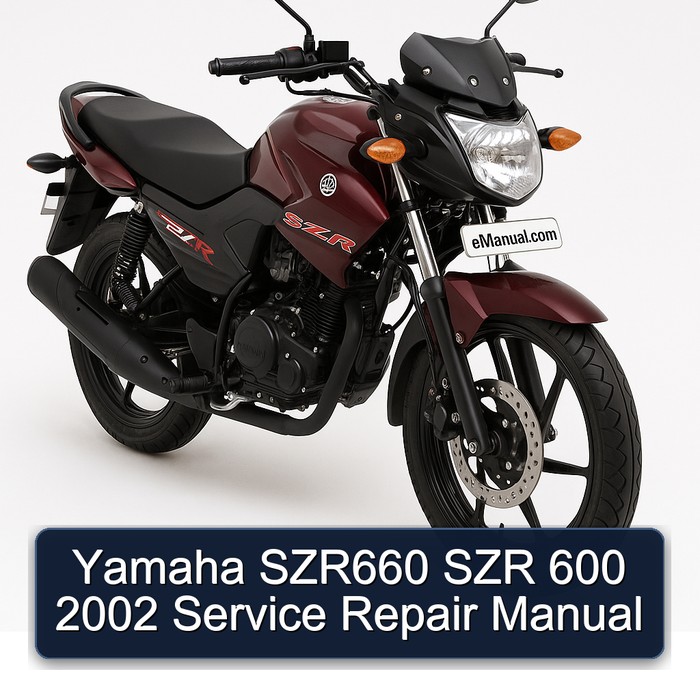 Yamaha SZR660 SZR 600 2002 Service Repair Manual