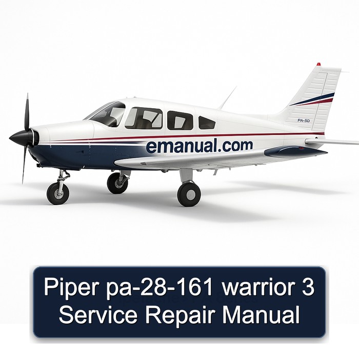 Piper pa-28-161 warrior 3 Manual de servicio y reparación