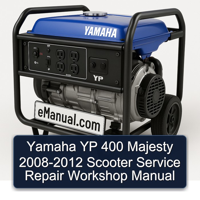 Yamaha YP 400 Majesty 2008-2012 Scooter Service Repair Workshop Manual