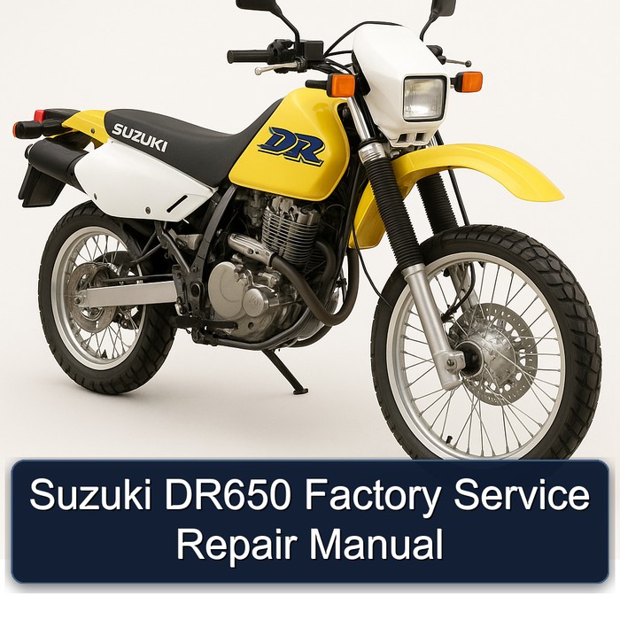 Suzuki DR650 Factory Manual de servicio y reparación