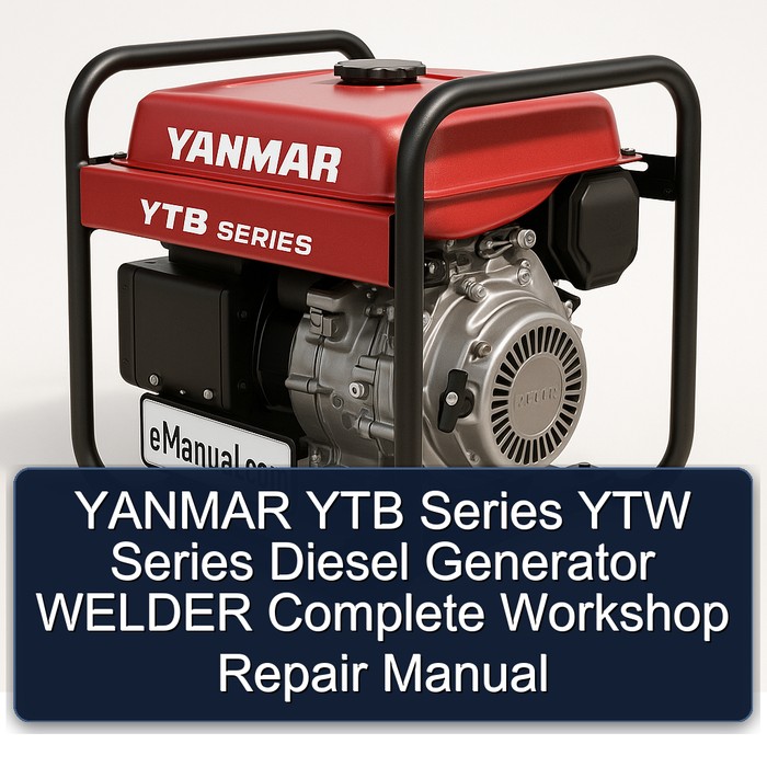 YANMAR YTB Series YTW Series Diesel Generator WELDER Complete Workshop Repair Manual