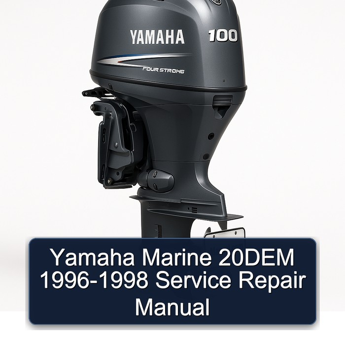 Yamaha Marine 20DEM 1996-1998 Service Repair Manual 