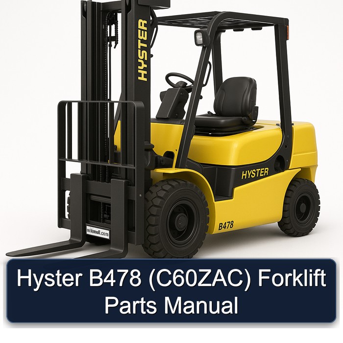 Ersatzteilhandbuch für Gabelstapler Hyster B478 (C60ZAC)