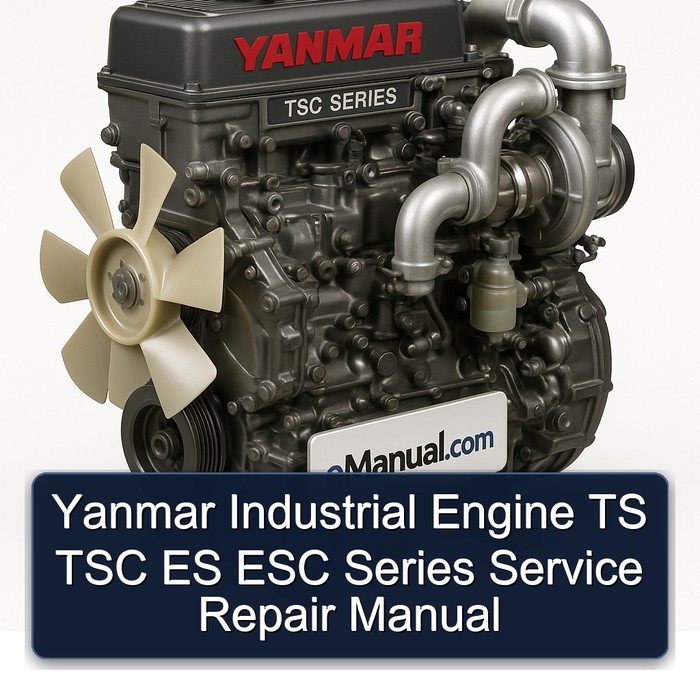 Manual de Servicio y Reparación para Motores Industriales Yanmar TS TSC ES ESC