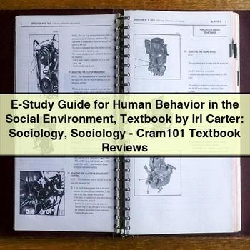 E-Study Guide for Human Behavior in the Social Environment Textbook by Irl Carter: Sociology Sociology-Cram101 Textbook Reviews PDF Download