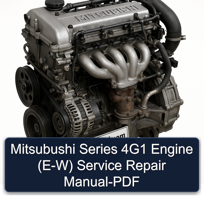 Mitsubushi Series 4G1 Engine (E-W) Manual de servicio y reparación-PDF
