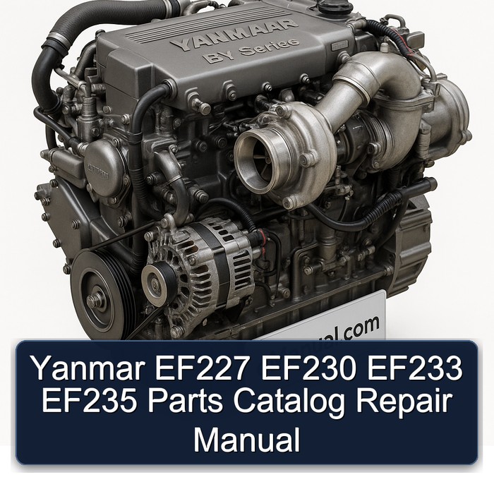 Yanmar EF227 EF230 EF233 EF235 Parts Catalog Repair Manual