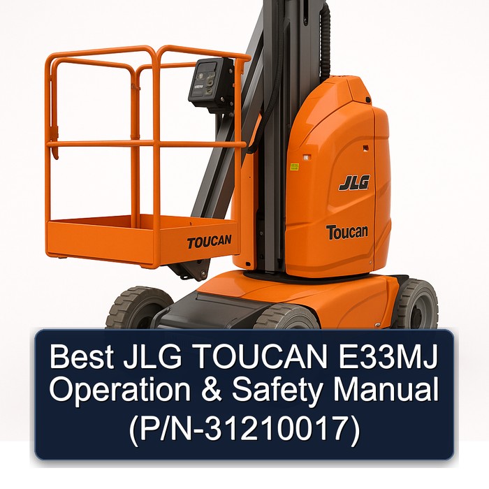 Best Jlg Toucan E33MJ Operation & Safety Manual (P/N-31210017) PDF Download