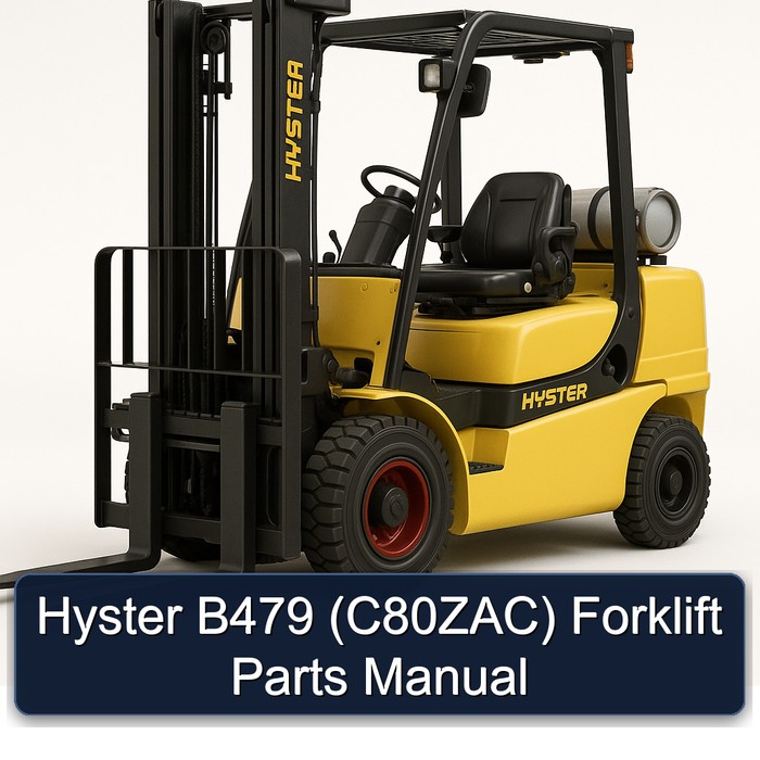 Manual de Partes para Montacargas Hyster B479 (C80ZAC)