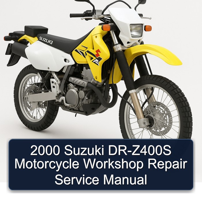 2000 Suzuki DR-Z400S Motorcycle Workshop Repair Service Manual