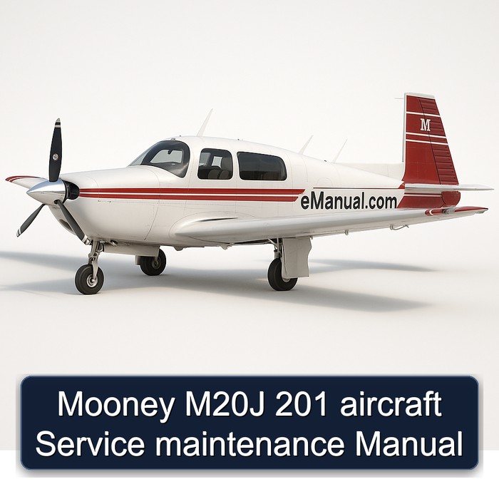 Mooney M20J 201 aircraft Service maintenance Manual 