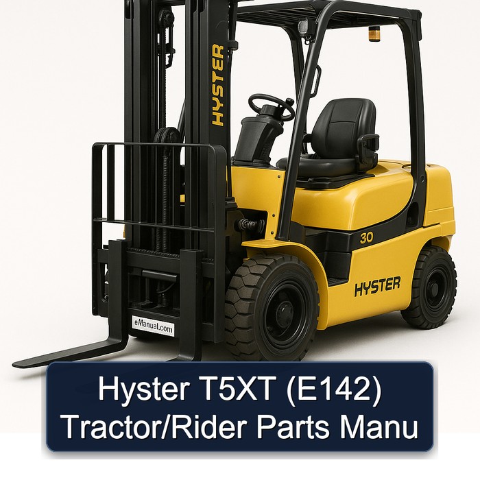 Piezas para Tractor/Andador Hyster T5XT (E142)