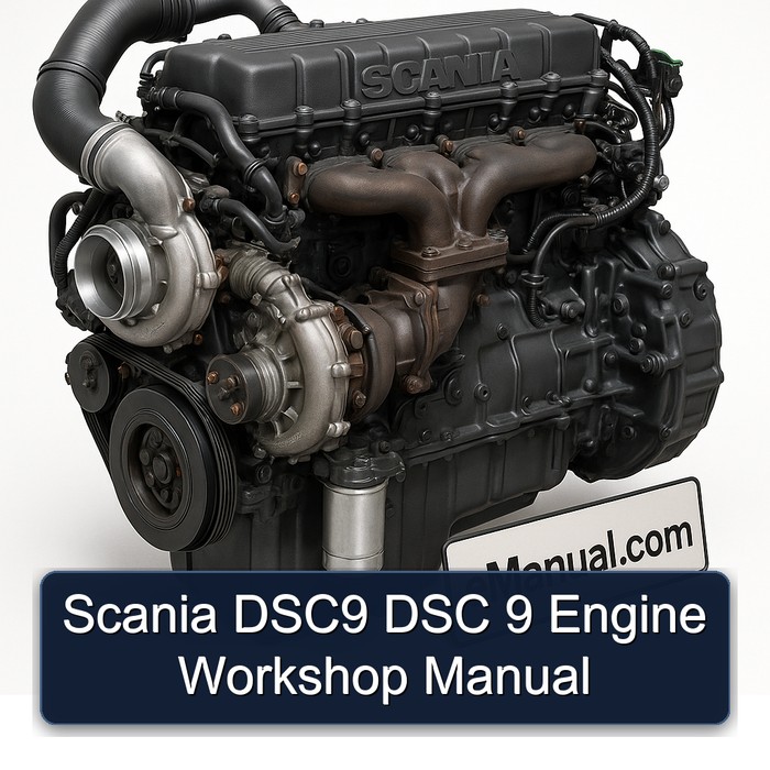 Scania DSC9 DSC 9 Engine Workshop Manual 