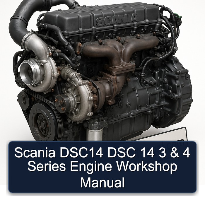 Scania DSC14 DSC 14 3 & 4 Series Engine Workshop Manual 