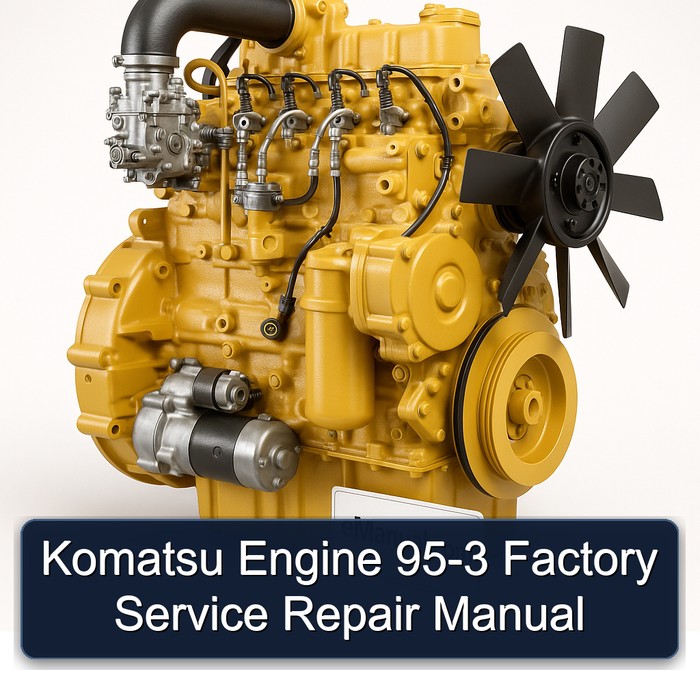 Komatsu Engine 95-3 Factory Service Repair Manual 