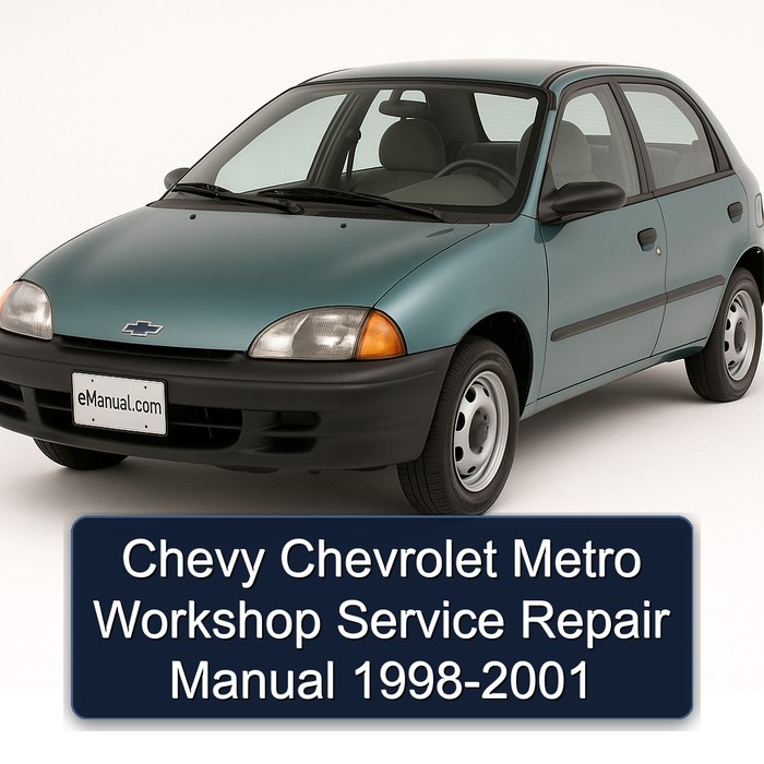 Chevy Chevrolet Metro Workshop Manual de servicio y reparación 1998-2001