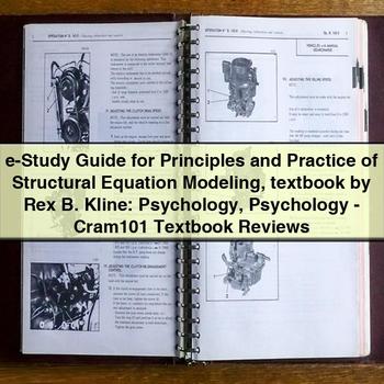 E-Study Guide for Principles and Practice of Structural Equation Modeling by Rex B. Kline PDF Download