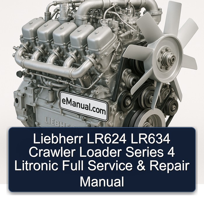 Liebherr LR624 LR634 Crawler Loader Series 4 Litronic Full Service & Repair Manual