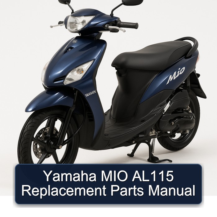 Yamaha MIO AL115 Replacement Parts Manual