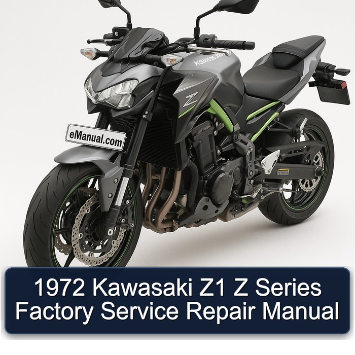 1972 Kawasaki Z1 Z Series Factory Service Repair Manual