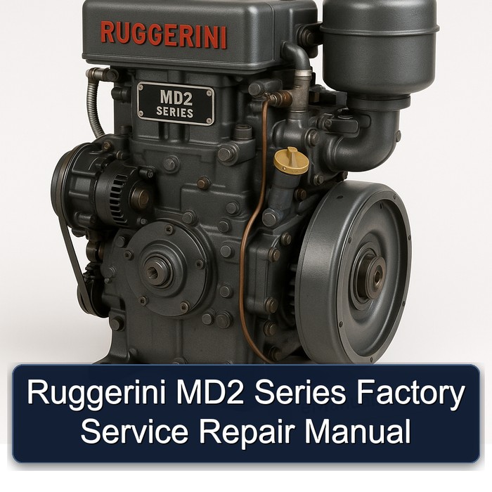 Manual de Reparación y Servicio de Fábrica Ruggerini MD2