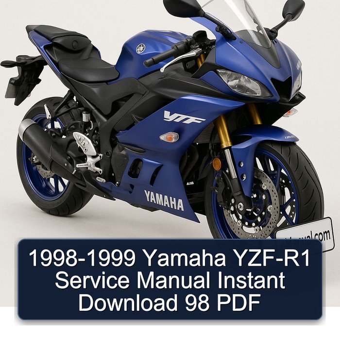 1998-1999 Yamaha YZF-R1 Service Manual Instant Download 98 PDF