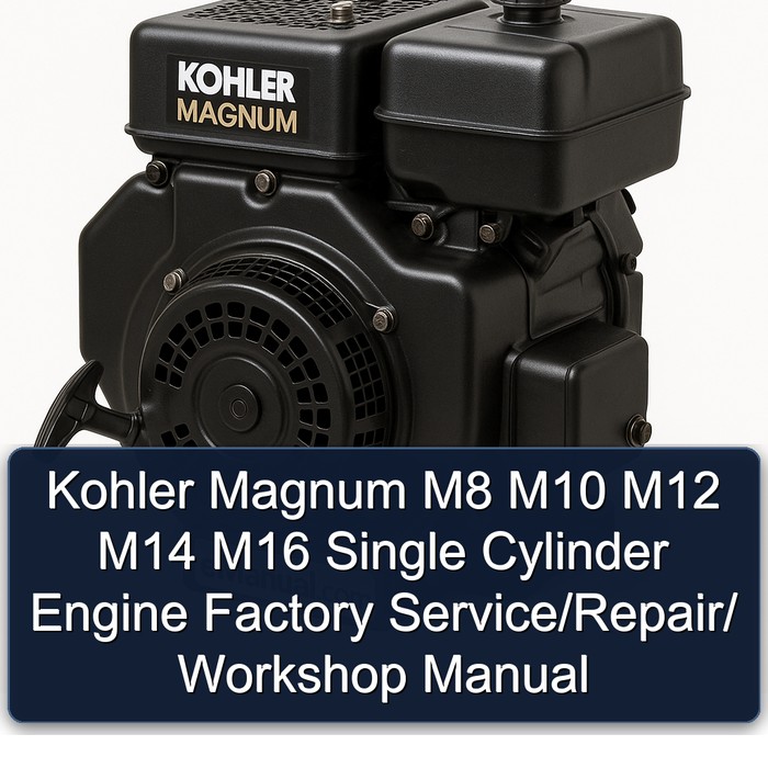 Kohler Magnum M8-M16 Einzylindermotor Werkstatt Handbuch