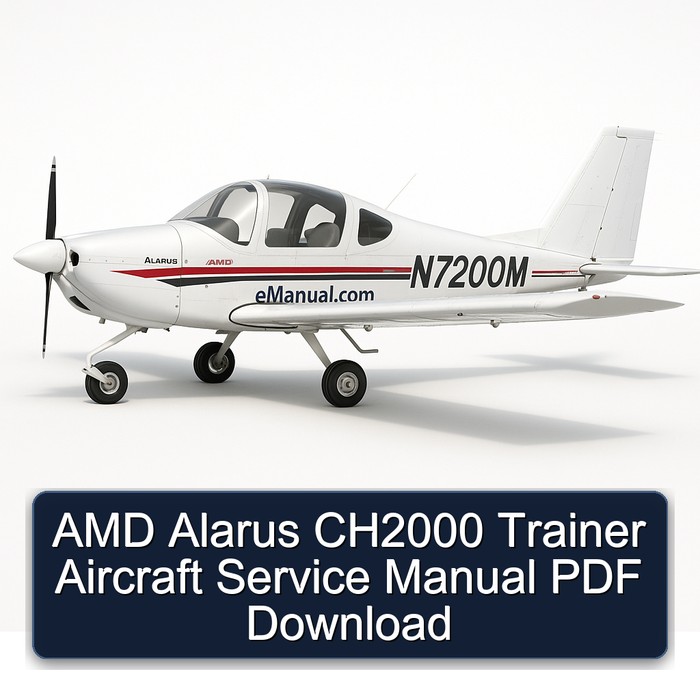 AMD Alarus CH2000 Trainer Aircraft Service Manual PDF Download