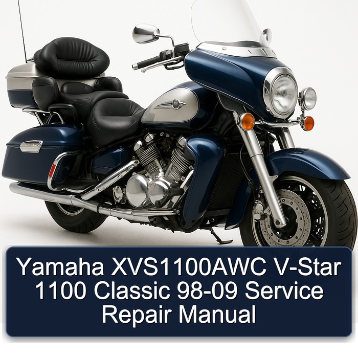 Yamaha XVS1100AWC V-Star 1100 Classic 98-09 Service Repair Manual