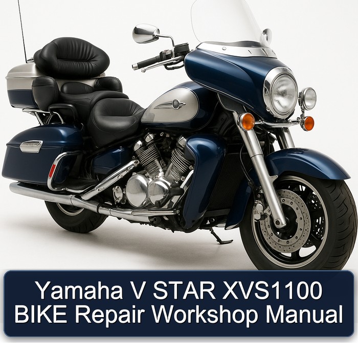 Yamaha V Star XVS1100 Bike Workshop Service Repair Manual PDF Download
