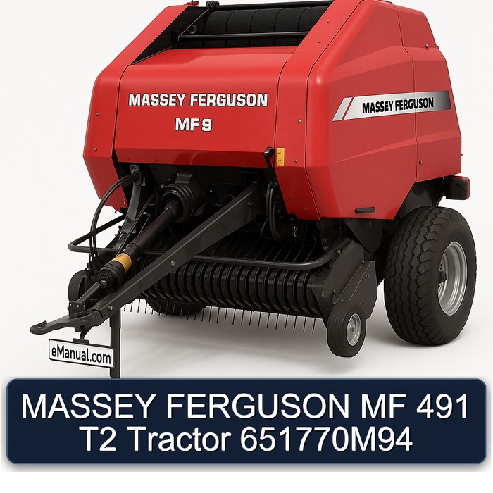 MASSEY FERGUSON MF 491 T2 Tractor 651770M94