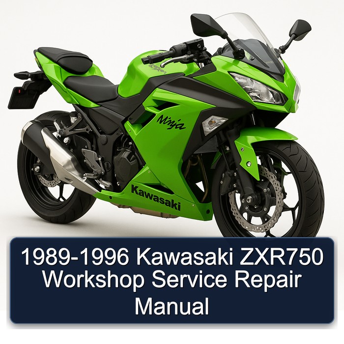 1989-1996 Kawasaki ZXR750 Workshop Manual de servicio y reparación
