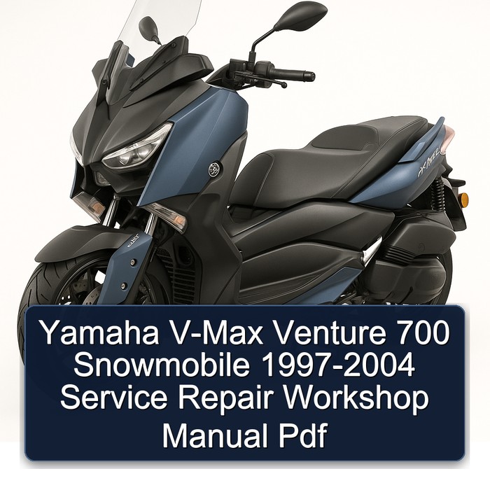 Yamaha V-Max Venture 700 Snowmobile 1997-2004 Service Repair Workshop Manual  Pdf