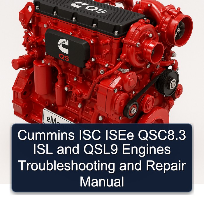 Manual de Solución de Problemas y Reparación de Motores Cummins ISC ISEe QSC8.3 ISL y QSL9