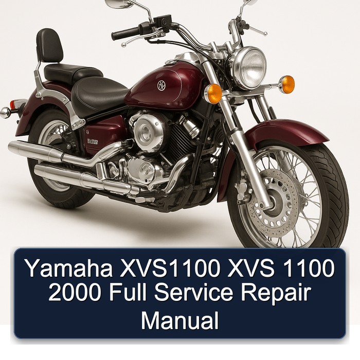 Yamaha XVS1100 XVS 1100 2000 Full Service Repair Manual