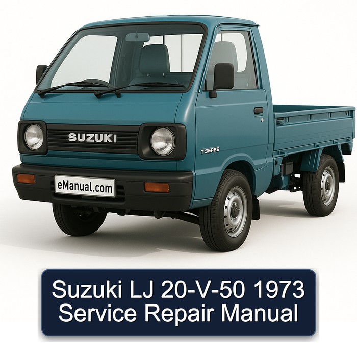 Suzuki LJ 20-V-50 1973 Manual de servicio y reparación