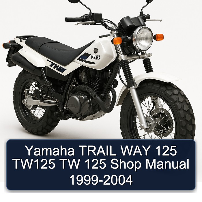 Yamaha TRAIL WAY 125 TW125 TW 125 Shop Manual 1999-2004