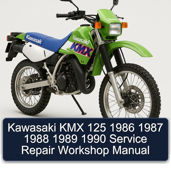 Kawasaki KMX 125 1986 1987 1988 1989 1990 Service Repair Workshop Manual