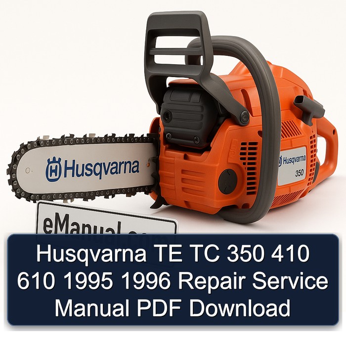 Husqvarna TE TC 350 410 610 1995 1996 Repair Service Manual PDF Download