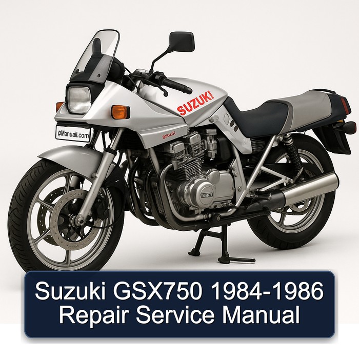 Suzuki GSX750 1984-1986 Repair Service Manual