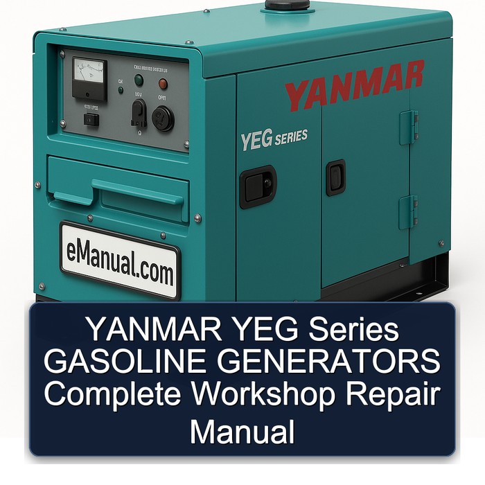 YANMAR YEG Series GASOLINE GENERATORS Complete Workshop Repair Manual