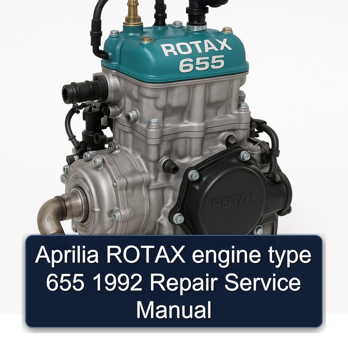 Aprilia ROTAX engine type 655 1992 Repair Service Manual