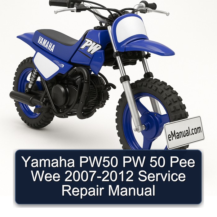 Yamaha PW50 PW 50 Pee Wee 2007-2012 Manual de servicio y reparación