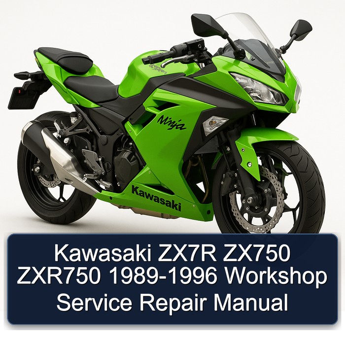 Kawasaki ZX7R ZX750 ZXR750 1989-1996 Workshop Service Repair Manual