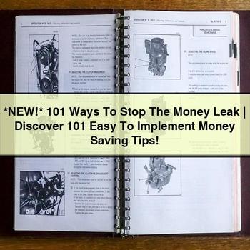 101 Ways to Stop the Money Leak | Discover 101 Easy to Implement Money Saving Tips PDF Download