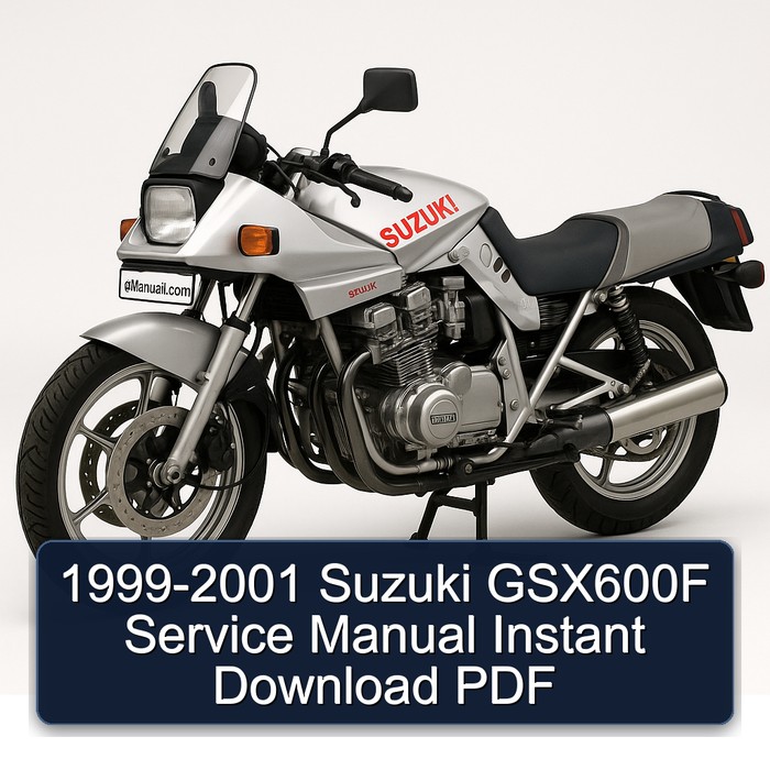 Manual de Servicio Suzuki GSX600F (1999-2001) - Descarga Instantánea PDF