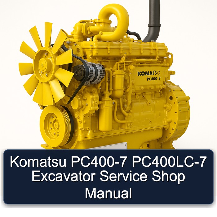  Komatsu PC400-7 PC400LC-7 Excavator Service Shop Manual