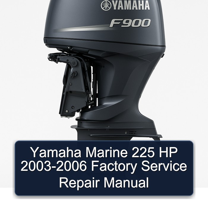 Yamaha Marine 225 HP 2003-2006 Factory Service Repair Manual